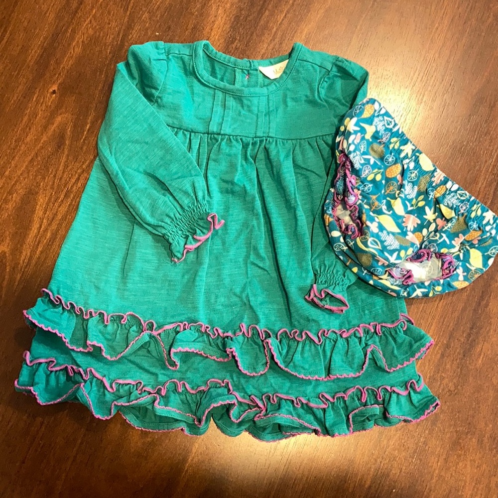 Matilda Jane dress and bloomers